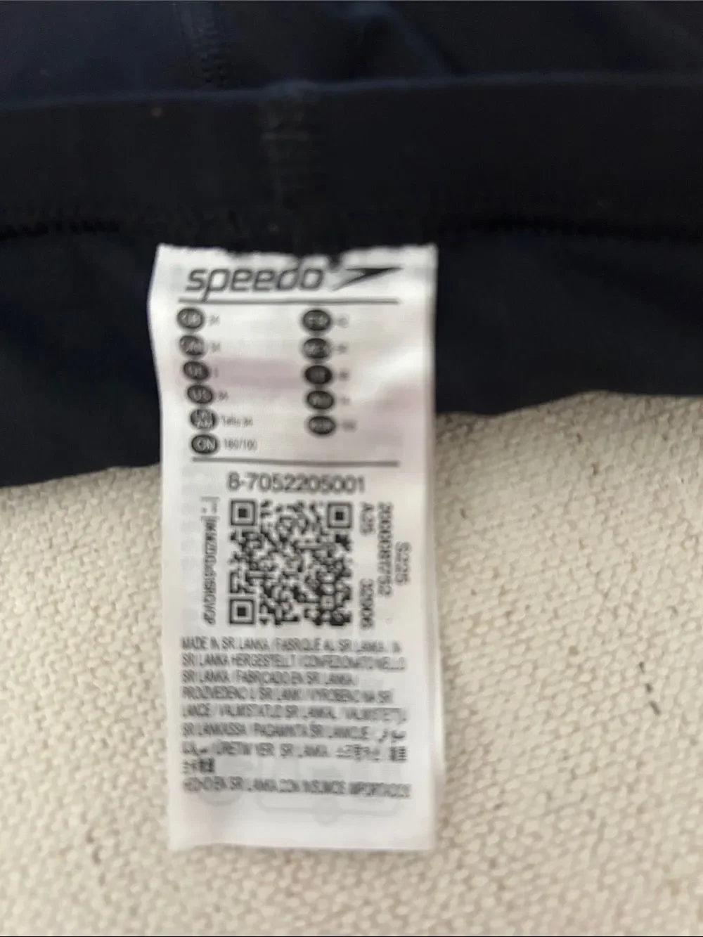Speedo Men's Swimsuit Jammer Prolt Solid, Black, Size 34, NWOT